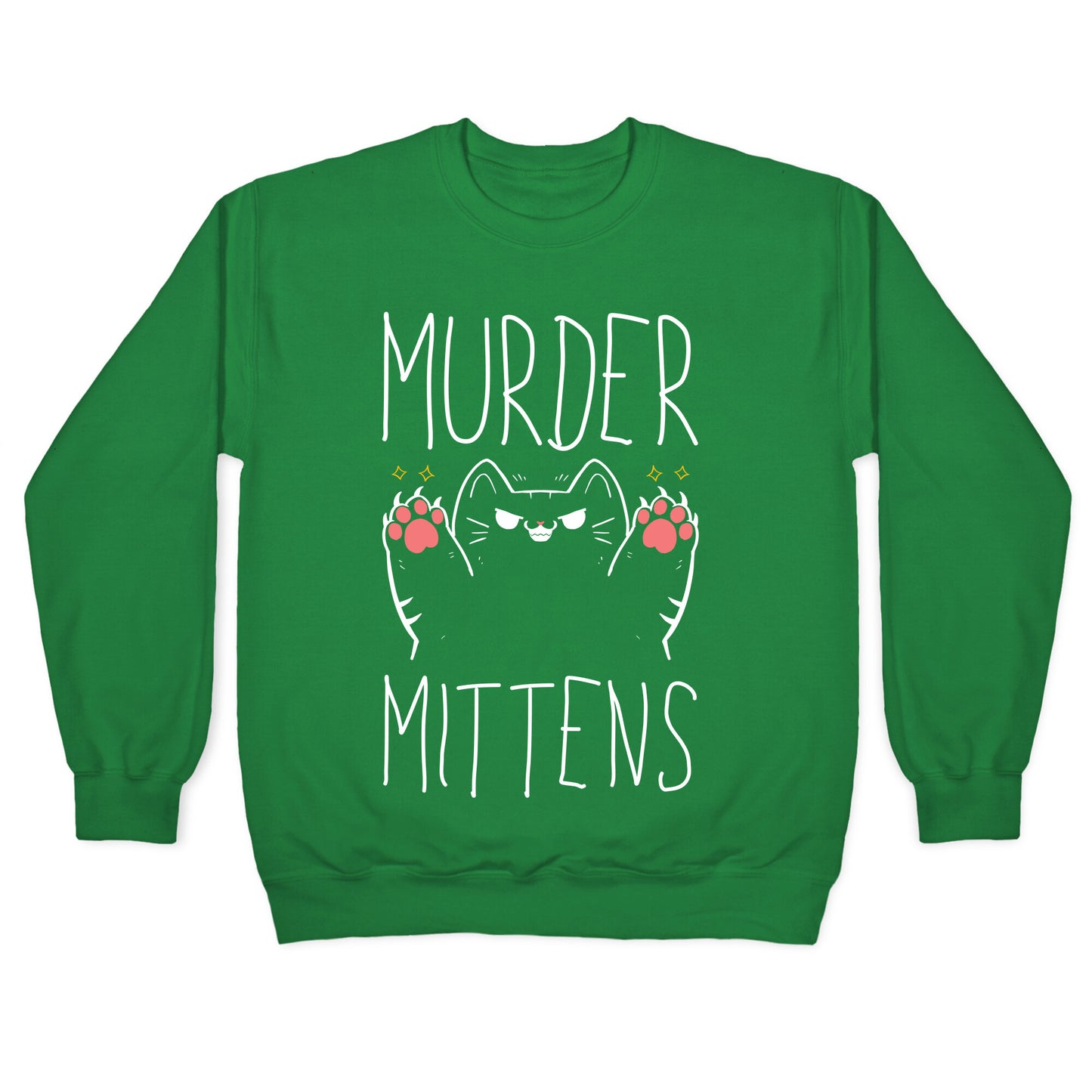 Murder Mittens Crewneck Sweatshirt
