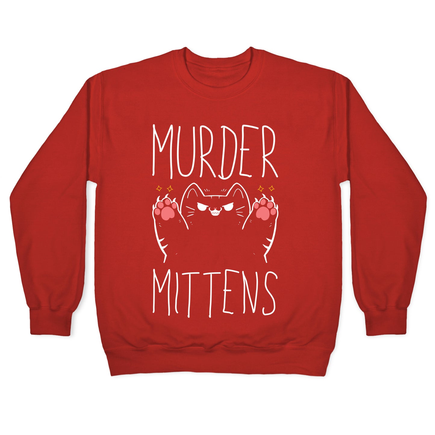 Murder Mittens Crewneck Sweatshirt