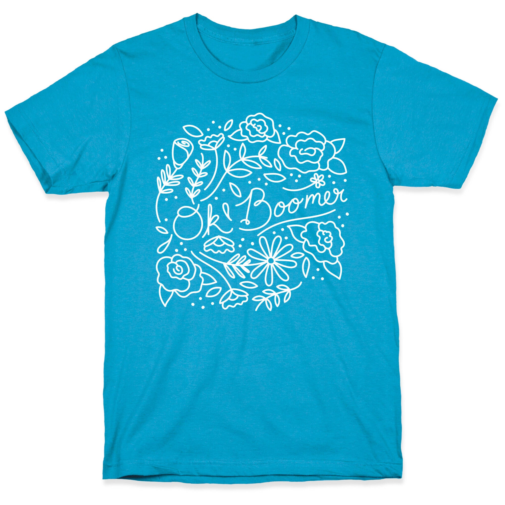 Ok Boomer Bloom Floral Unisex Triblend Tee