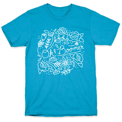 Ok Boomer Bloom Floral Unisex Triblend Tee