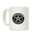 I Run On Coffee and Witchcraft Parody Coffee Mug