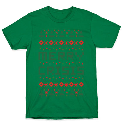 Merry Crisis Ugly Christmas Sweater T-Shirt
