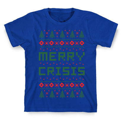 Merry Crisis Ugly Christmas Sweater T-Shirt