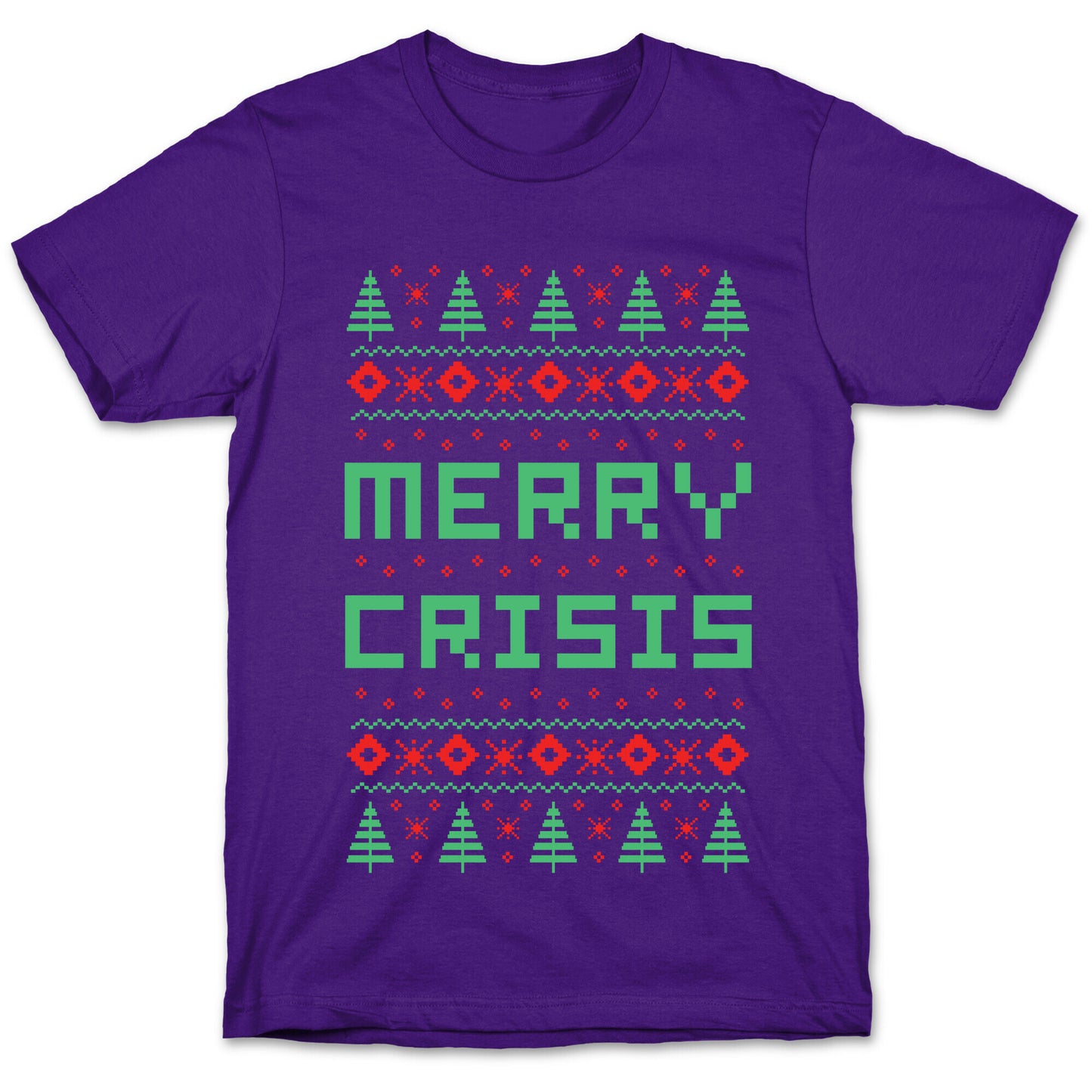 Merry Crisis Ugly Christmas Sweater T-Shirt