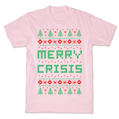 Merry Crisis Ugly Christmas Sweater T-Shirt