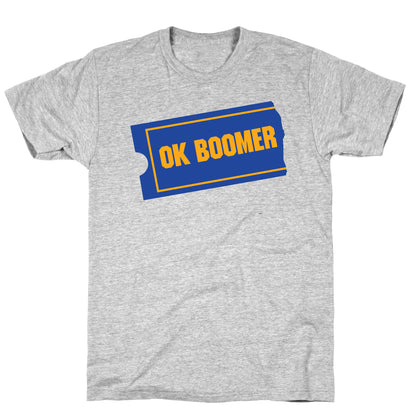 Ok Boomer Blockbuster Parody T-Shirt