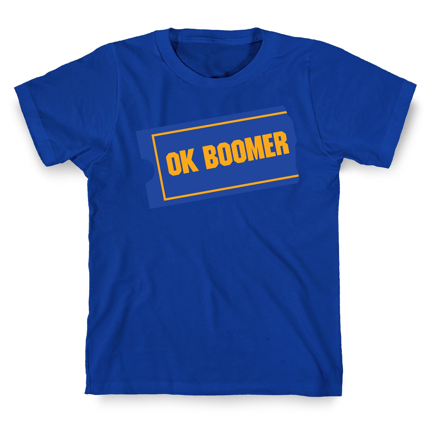 Ok Boomer Blockbuster Parody T-Shirt