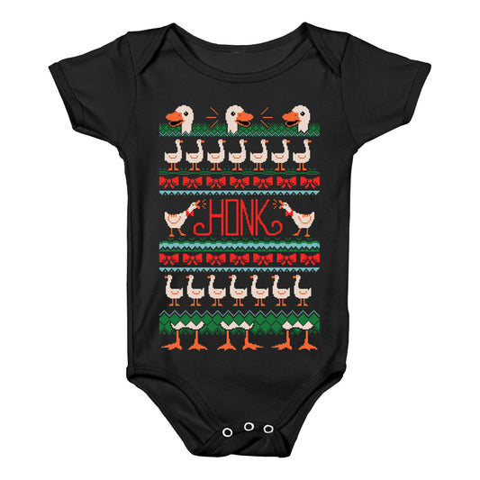 Ugly Goose Sweater Baby One Piece