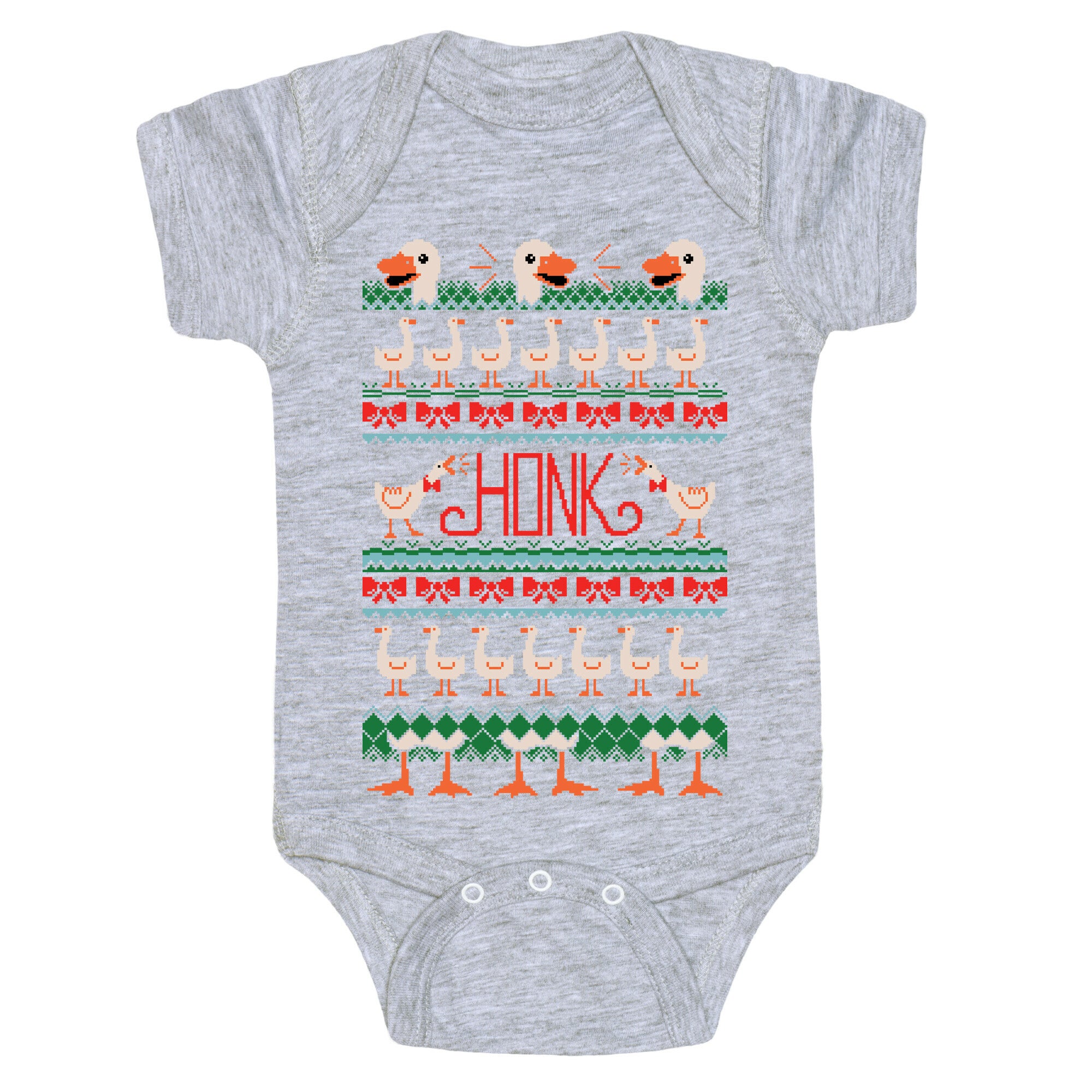 Ugly Goose Sweater Baby One Piece