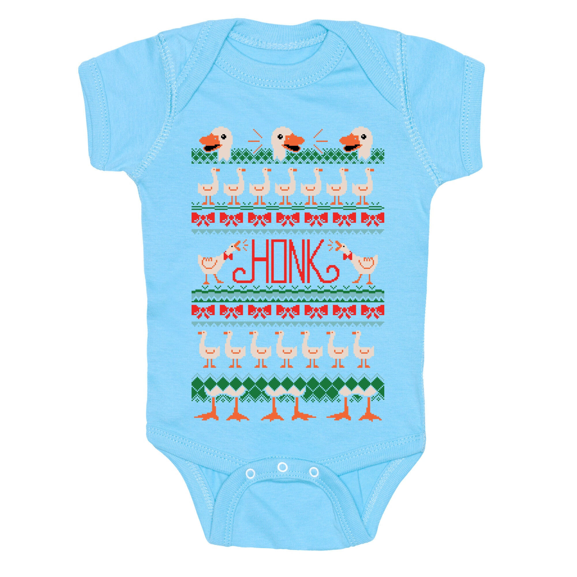 Ugly Goose Sweater Baby One Piece