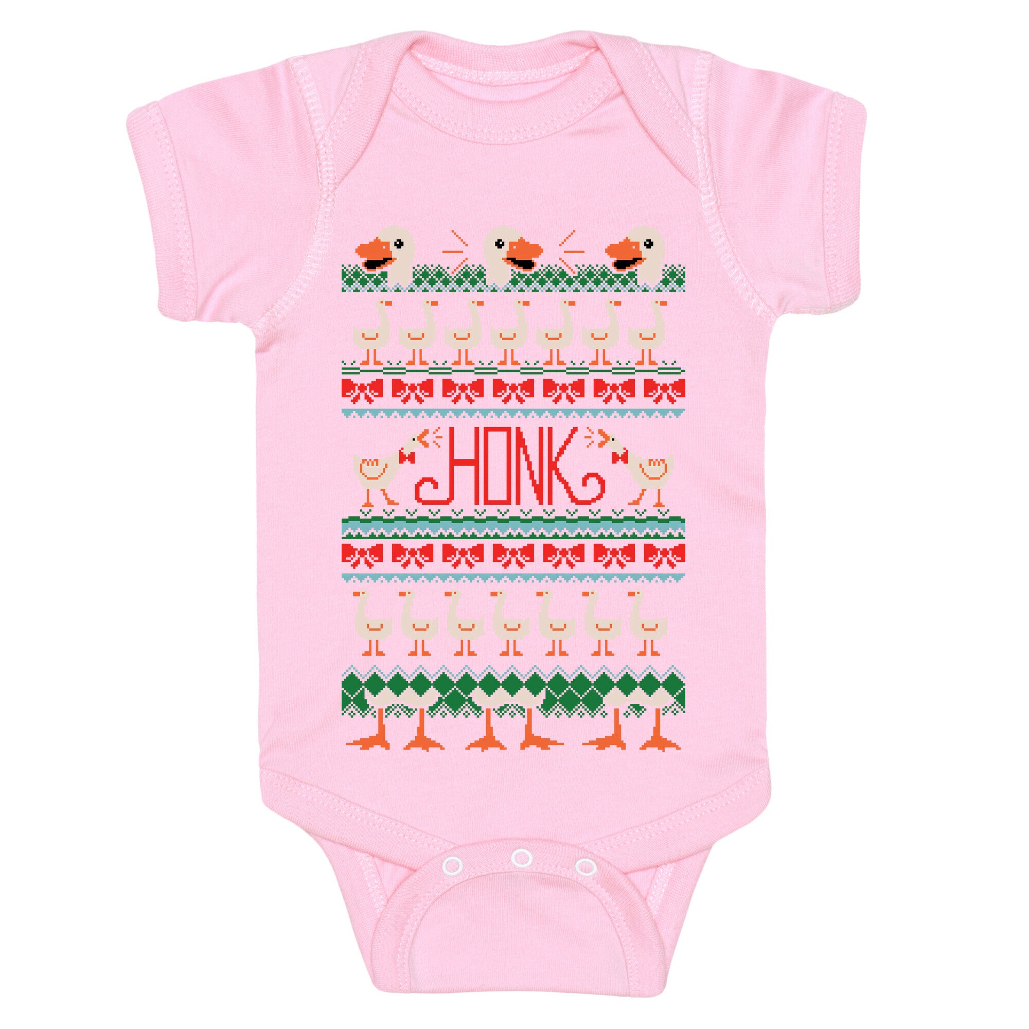 Ugly Goose Sweater Baby One Piece