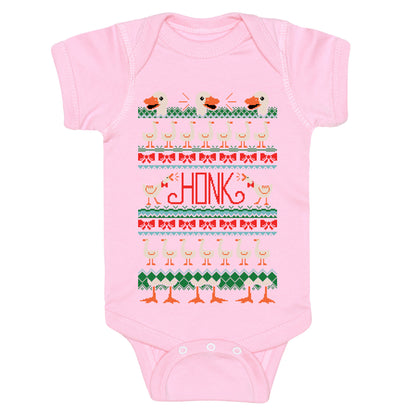 Ugly Goose Sweater Baby One Piece