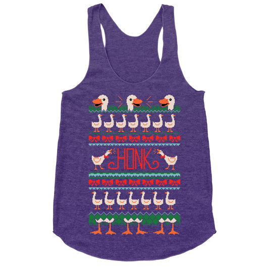 Ugly Goose Sweater Racerback Tank