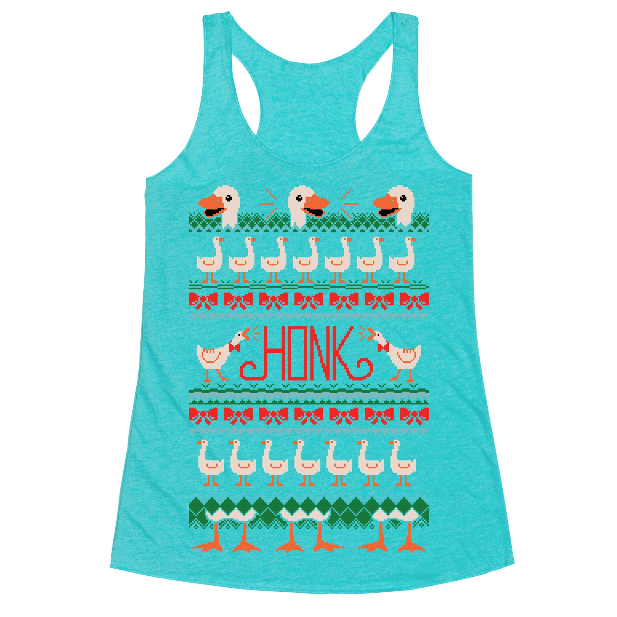 Ugly Goose Sweater Racerback Tank