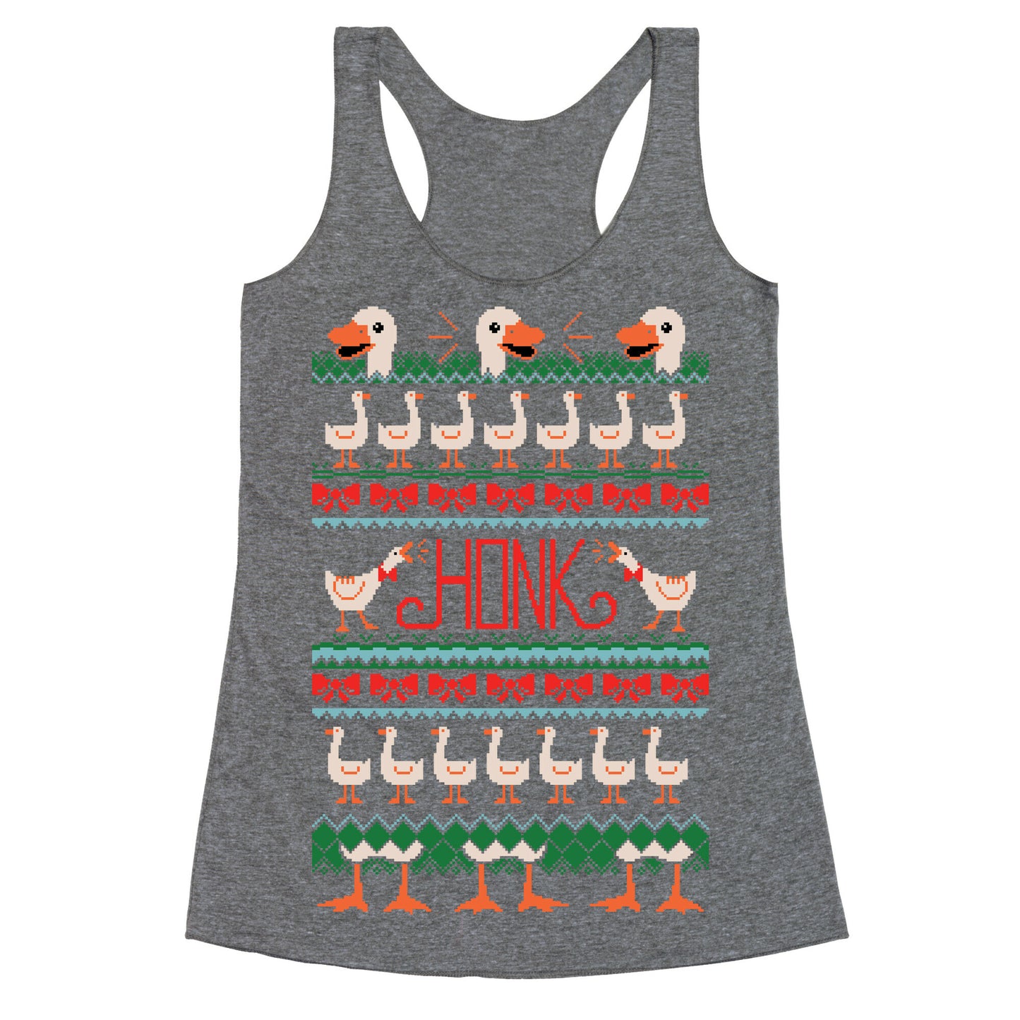 Ugly Goose Sweater Racerback Tank