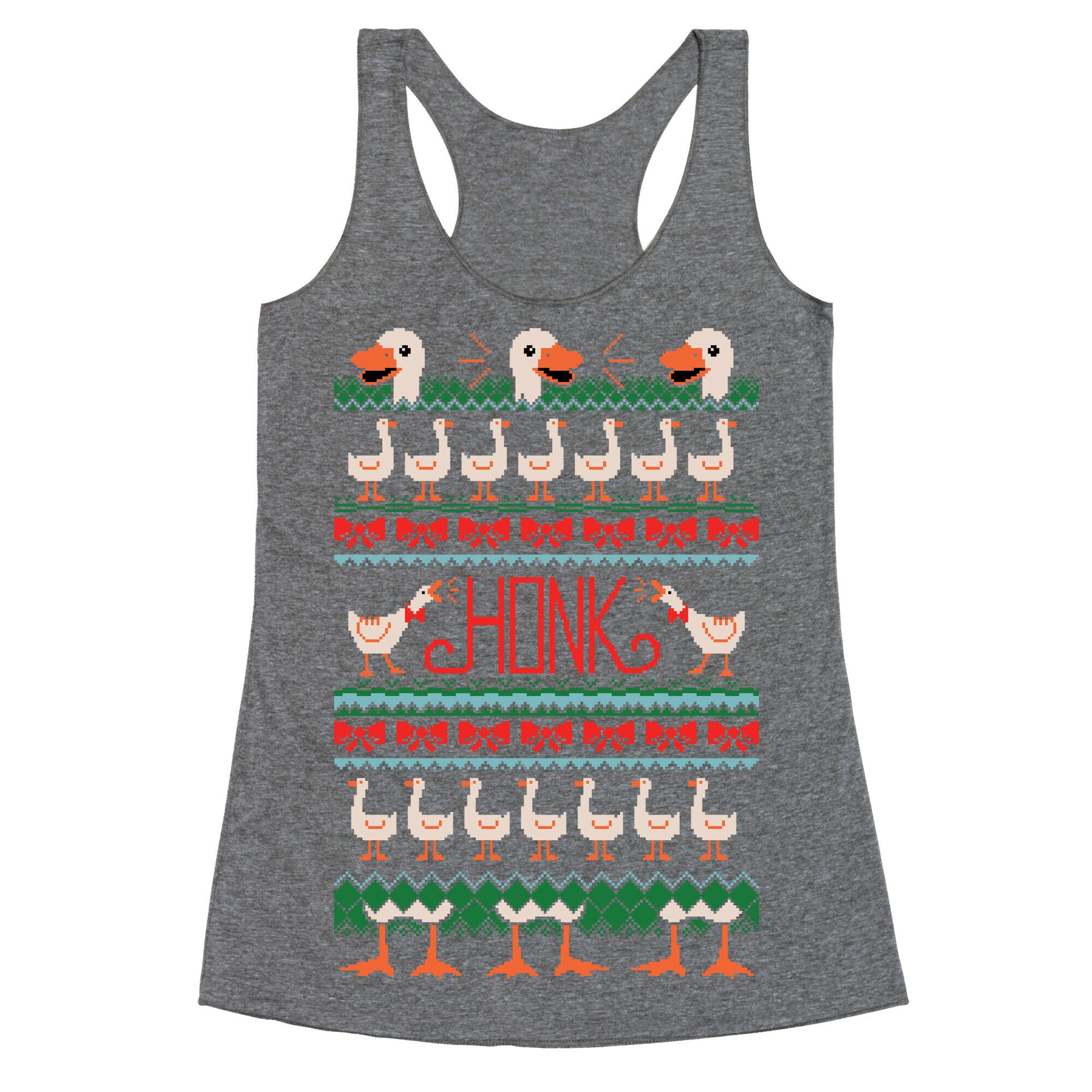 Ugly Goose Sweater Racerback Tank