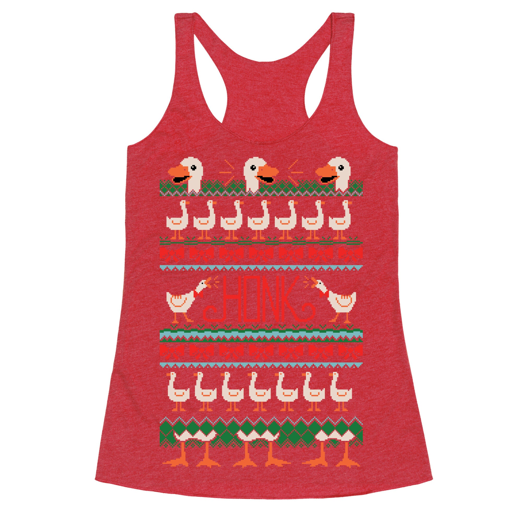 Ugly Goose Sweater Racerback Tank