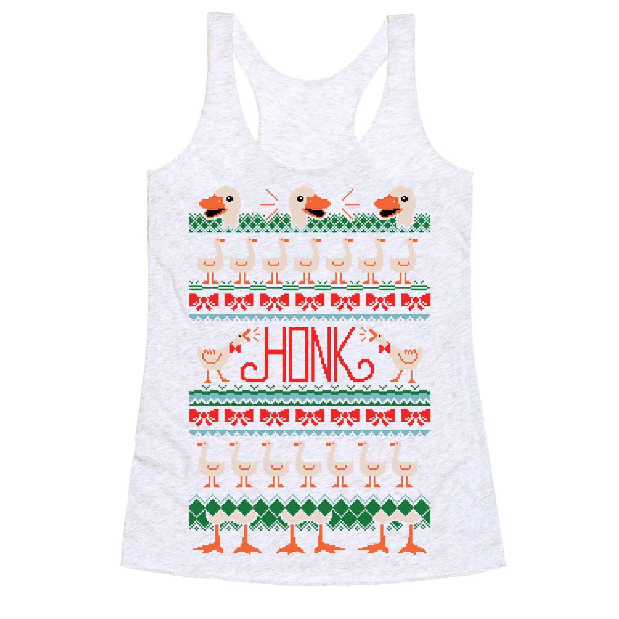 Ugly Goose Sweater Racerback Tank
