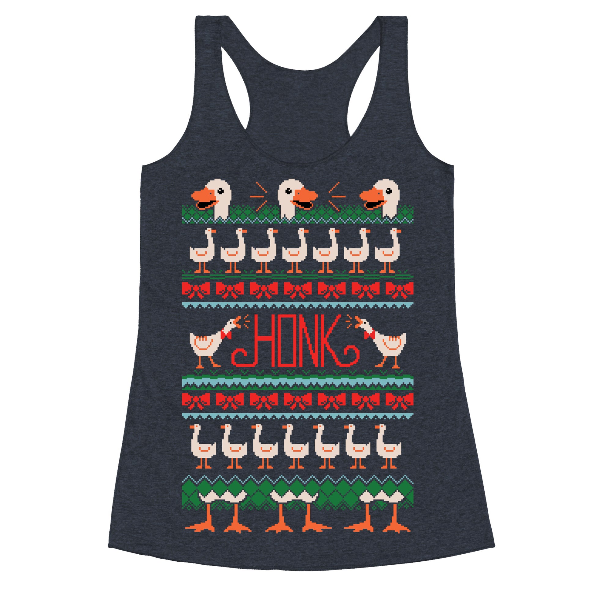 Ugly Goose Sweater Racerback Tank