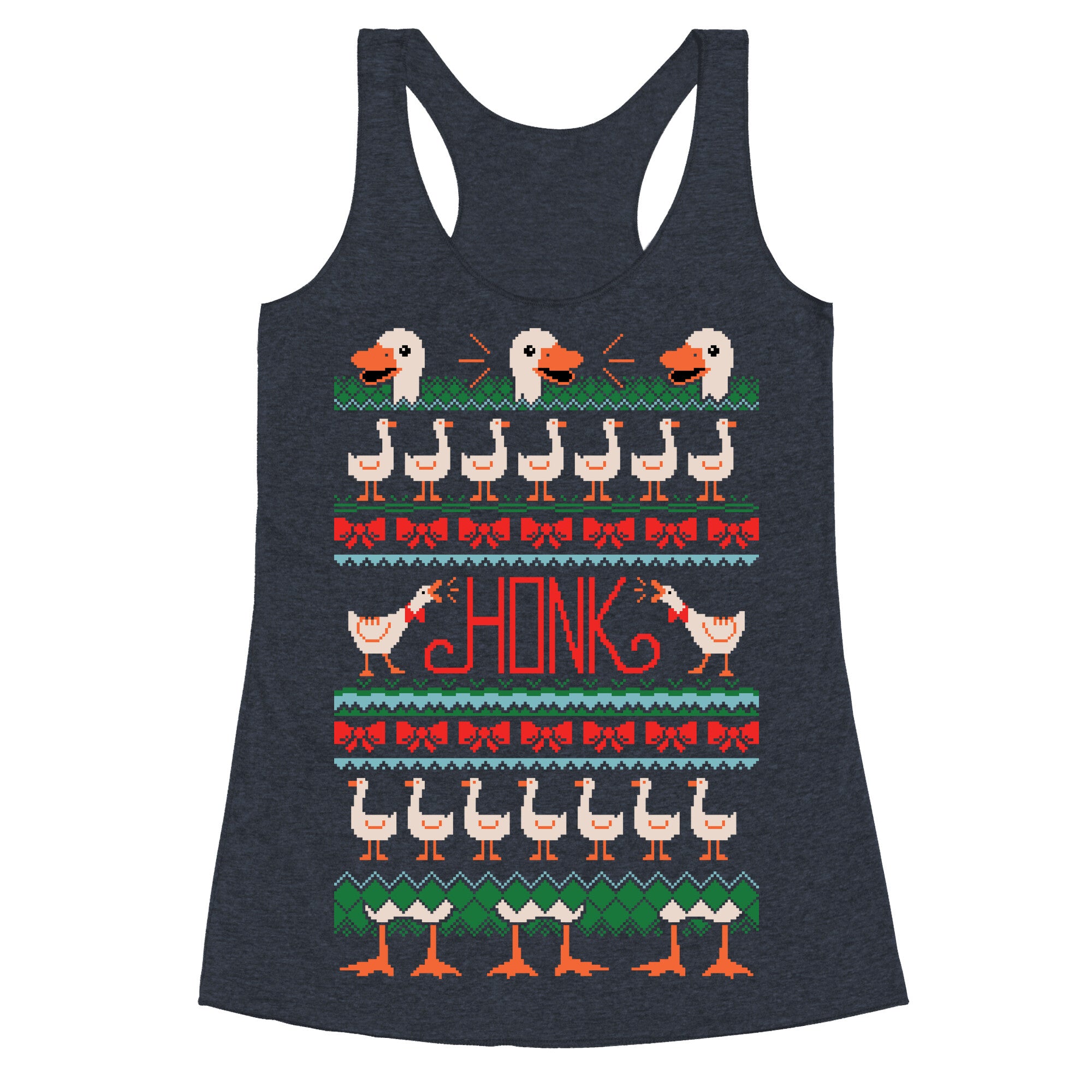 Ugly Goose Sweater Racerback Tank