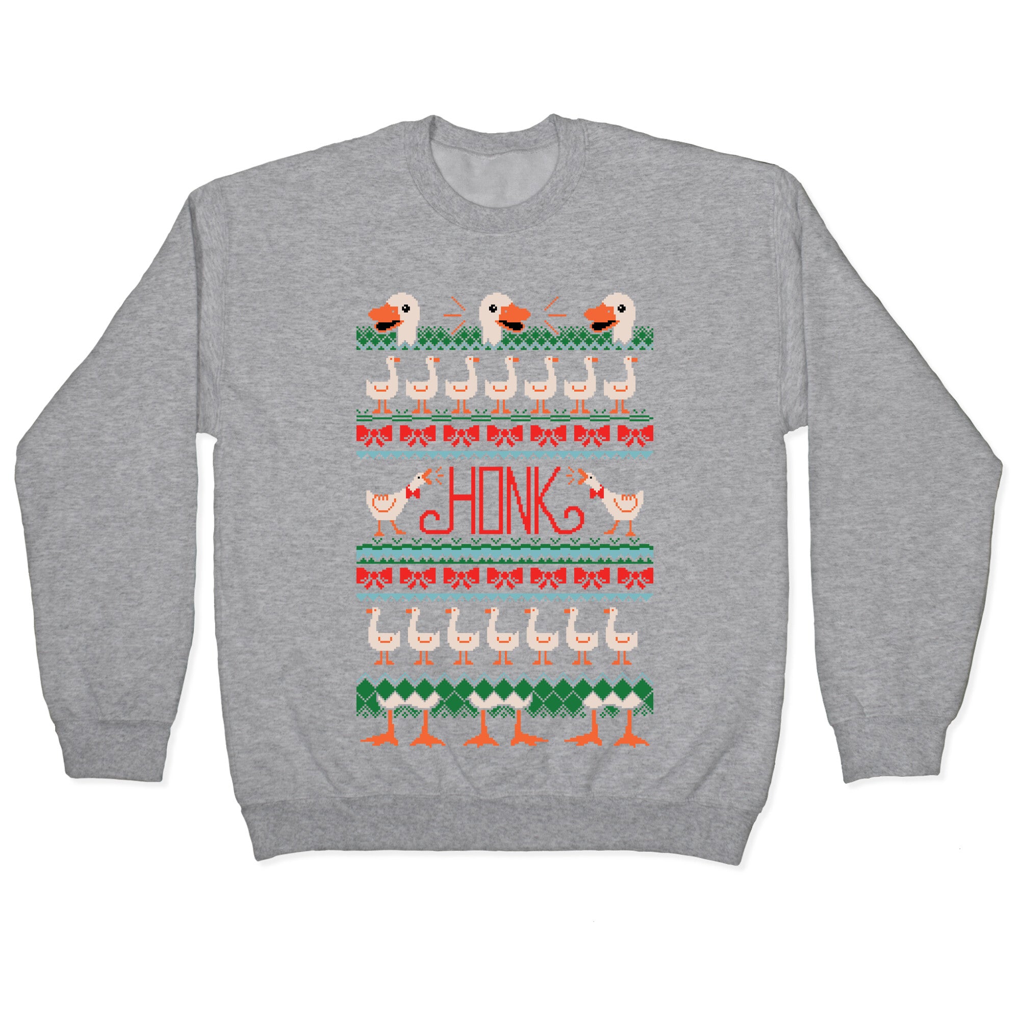 Ugly Goose Sweater Crewneck Sweatshirt
