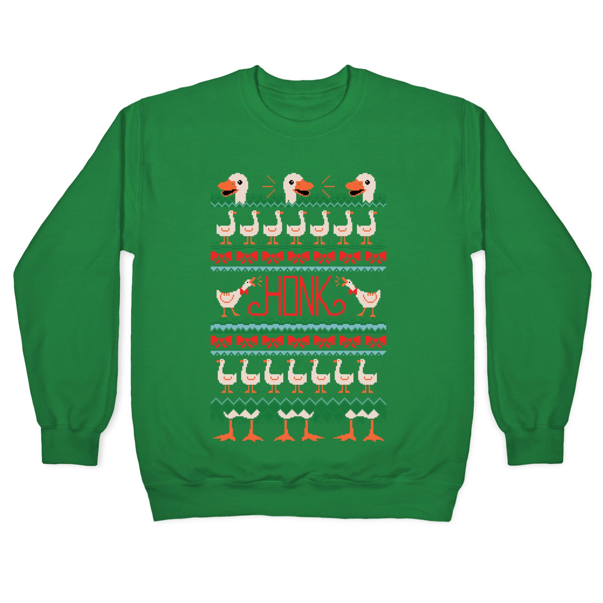 Ugly Goose Sweater Crewneck Sweatshirt
