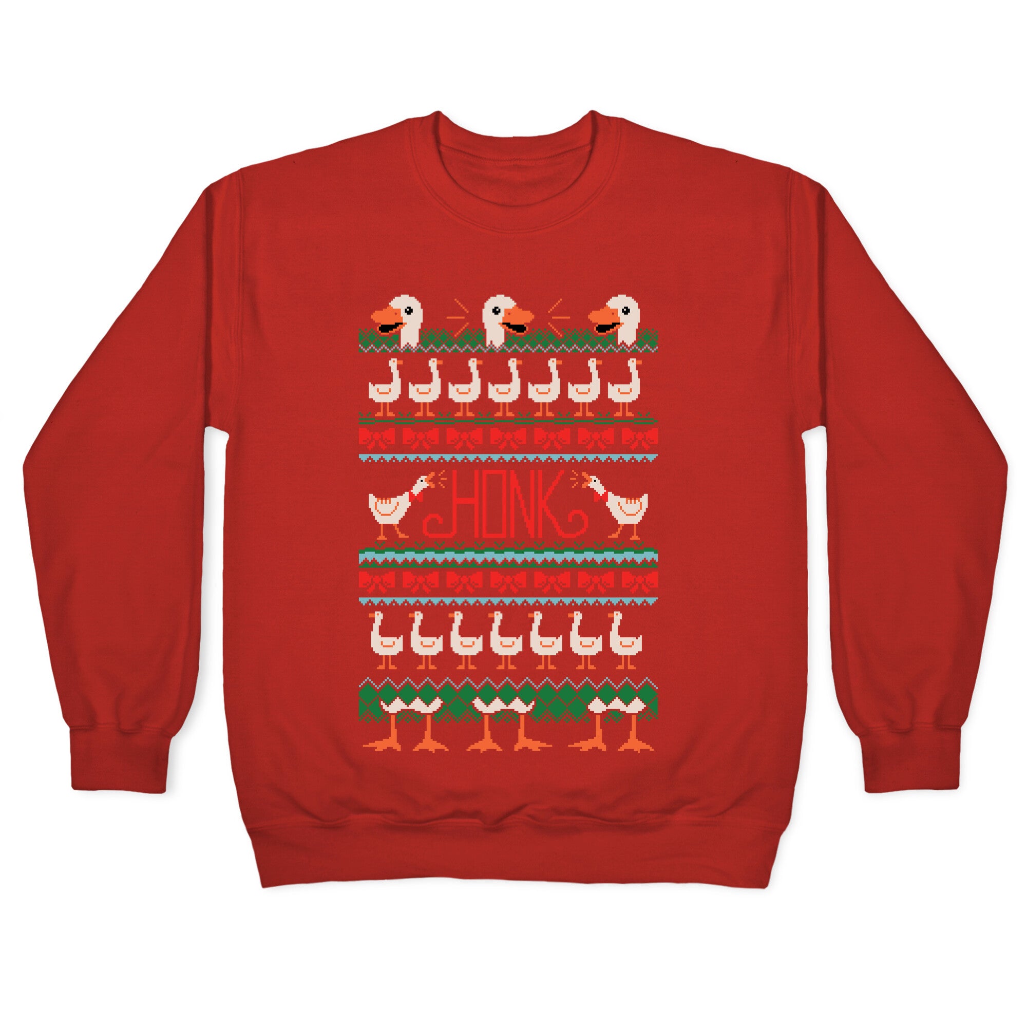 Ugly Goose Sweater Crewneck Sweatshirt