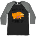 Working on My Bicepratops Baseball Tee