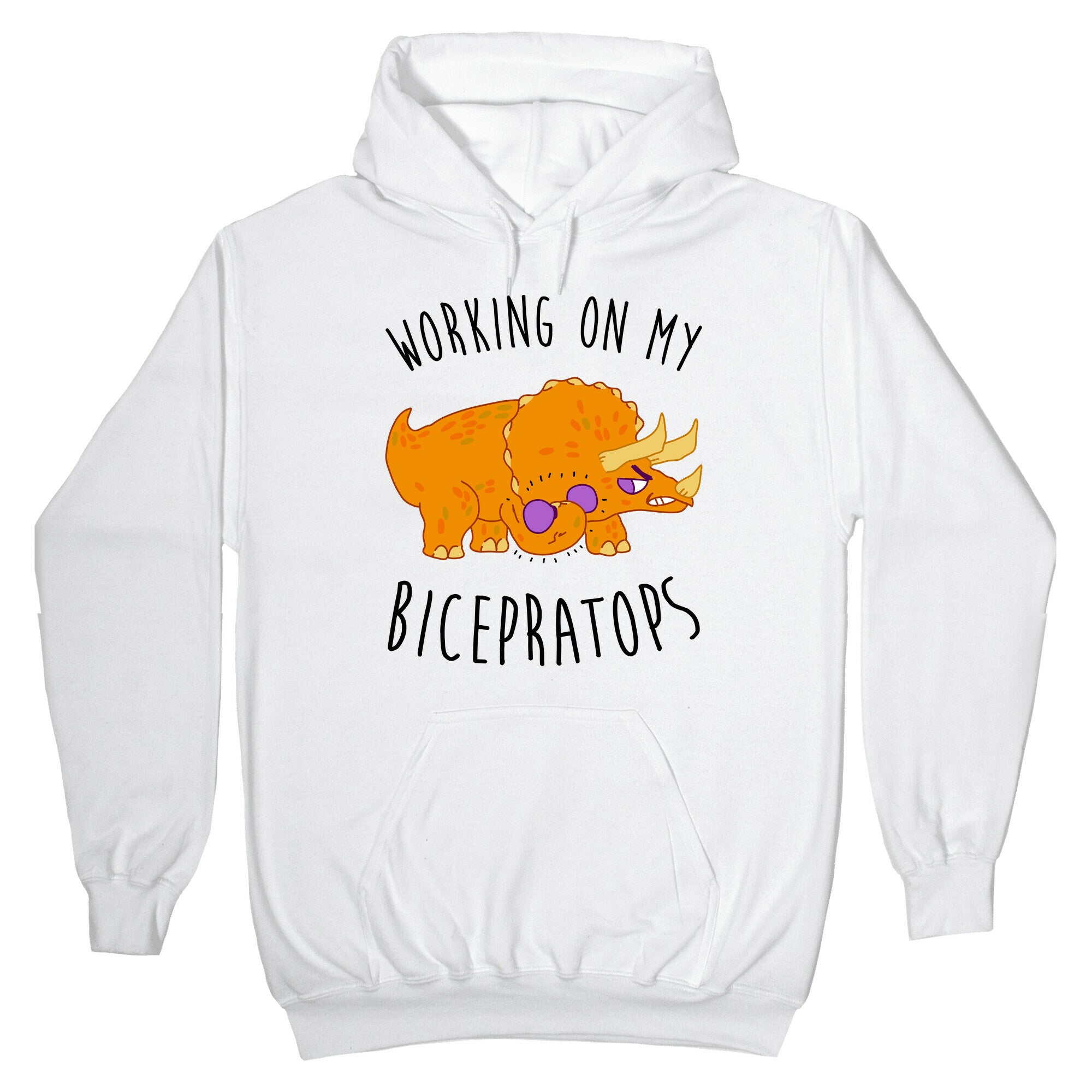 Working on My Bicepratops Hoodie