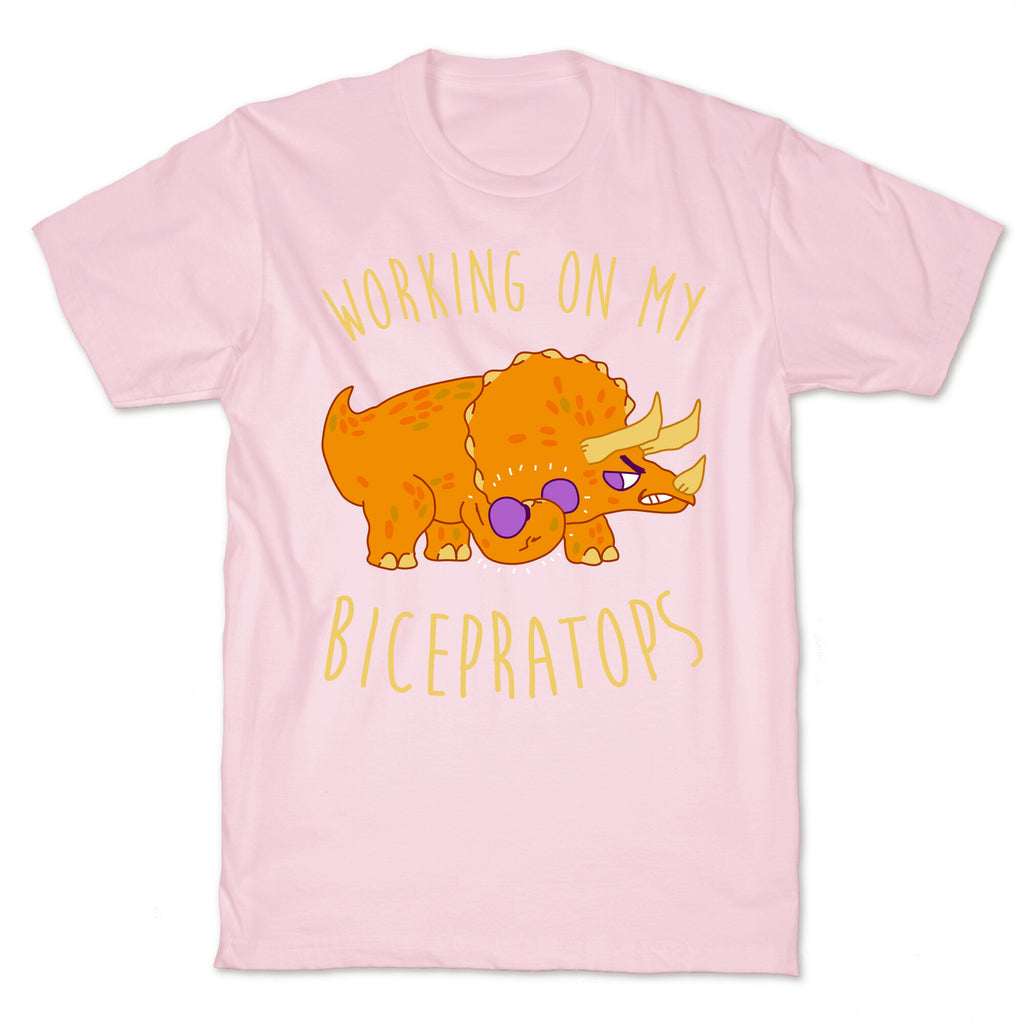 Working on My Bicepratops T-Shirt