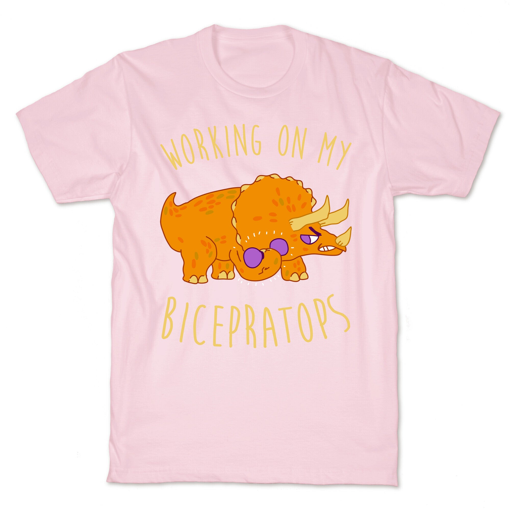 Working on My Bicepratops T-Shirt