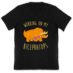 Working on My Bicepratops V-Neck