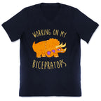 Working on My Bicepratops V-Neck