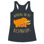 Working on My Bicepratops Racerback Tank