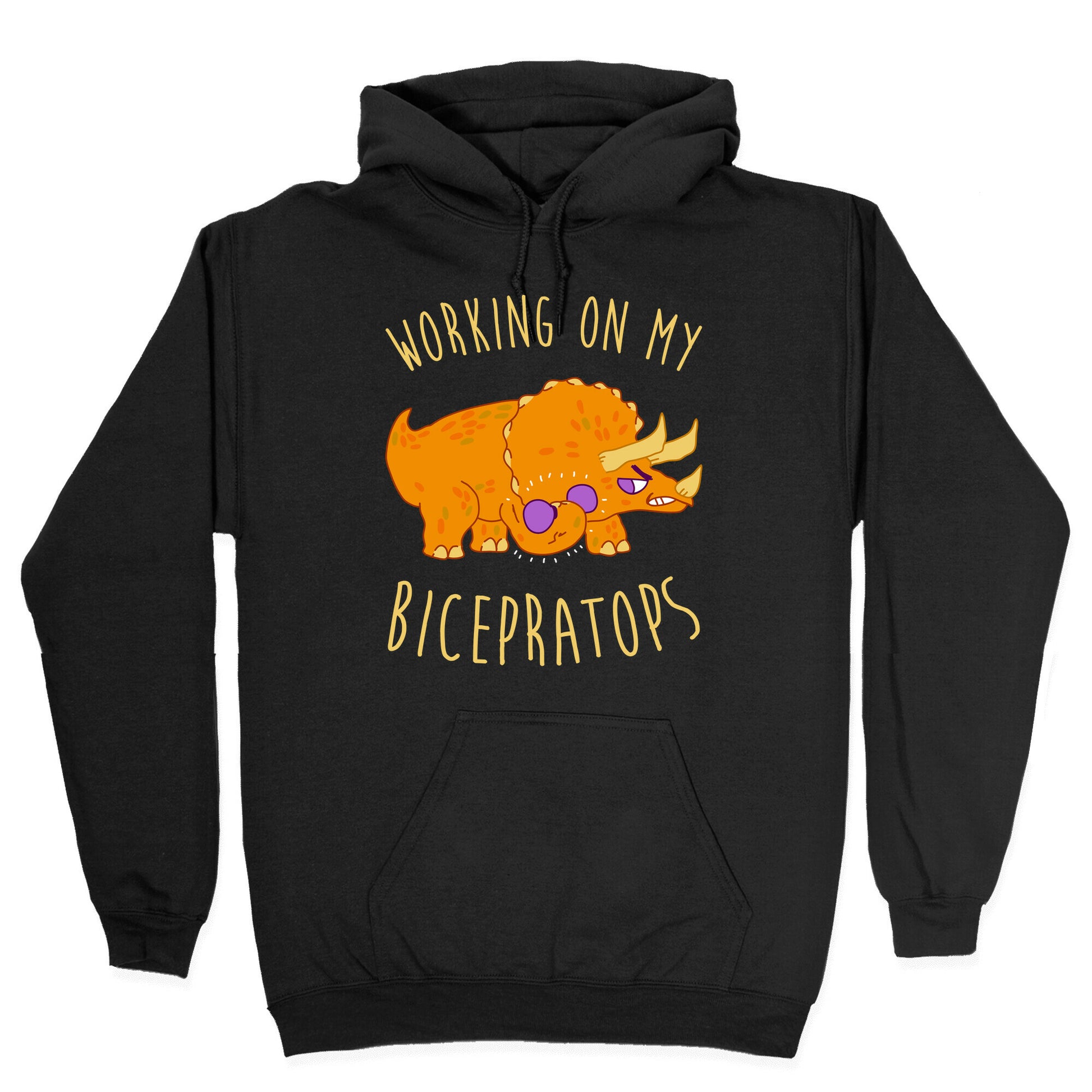 Working on My Bicepratops Hoodie