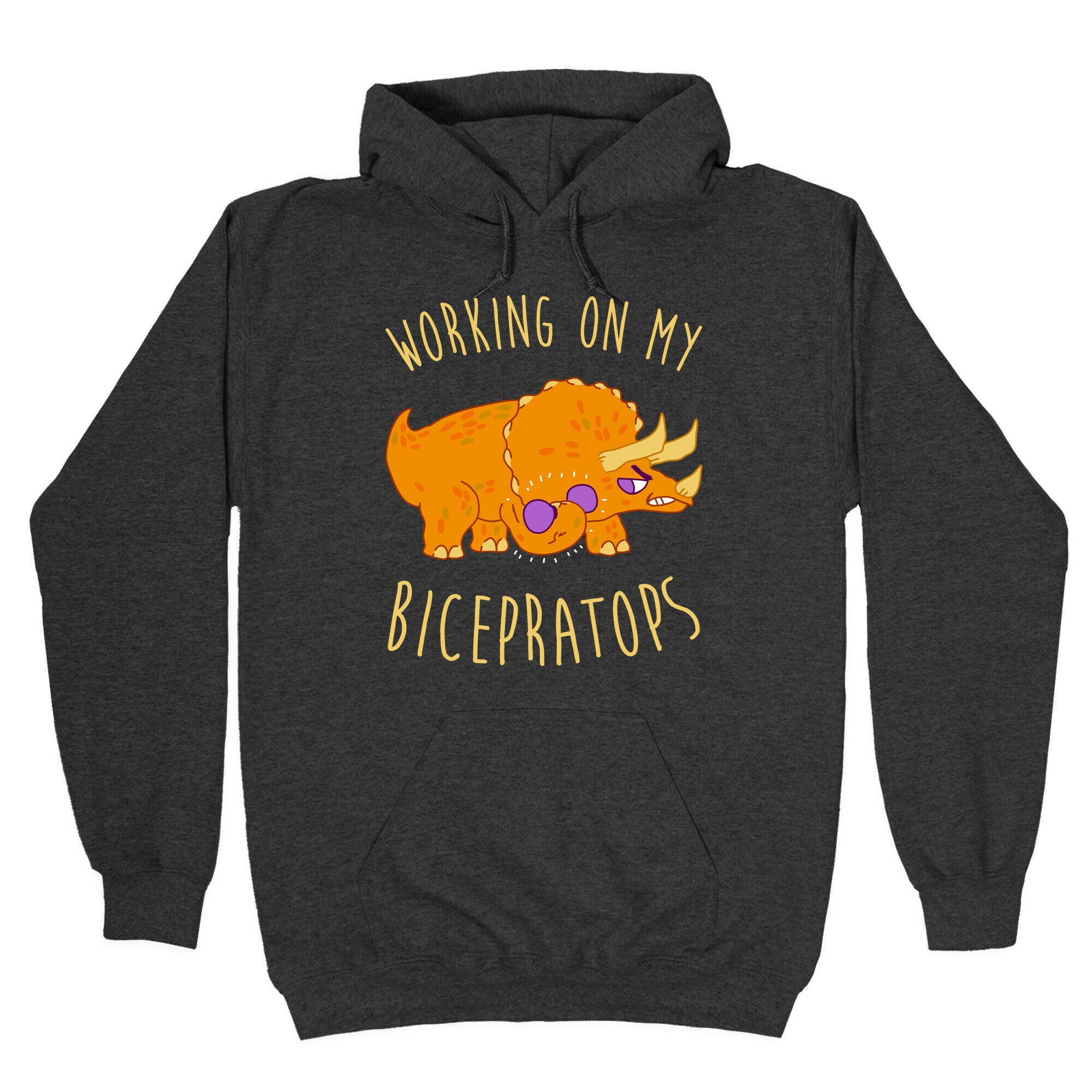 Working on My Bicepratops Hoodie