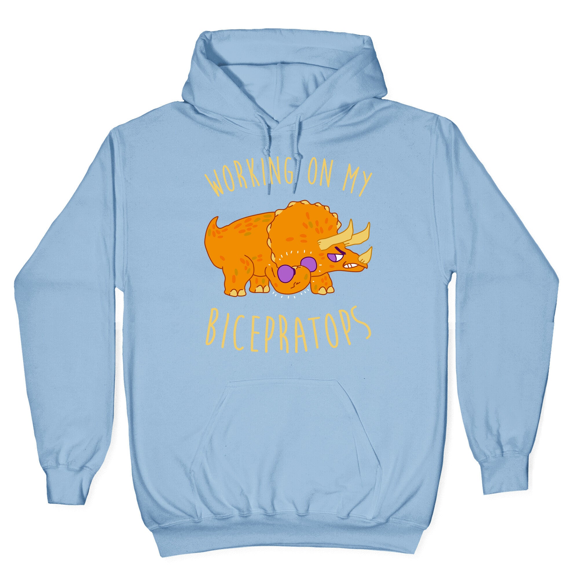 Working on My Bicepratops Hoodie