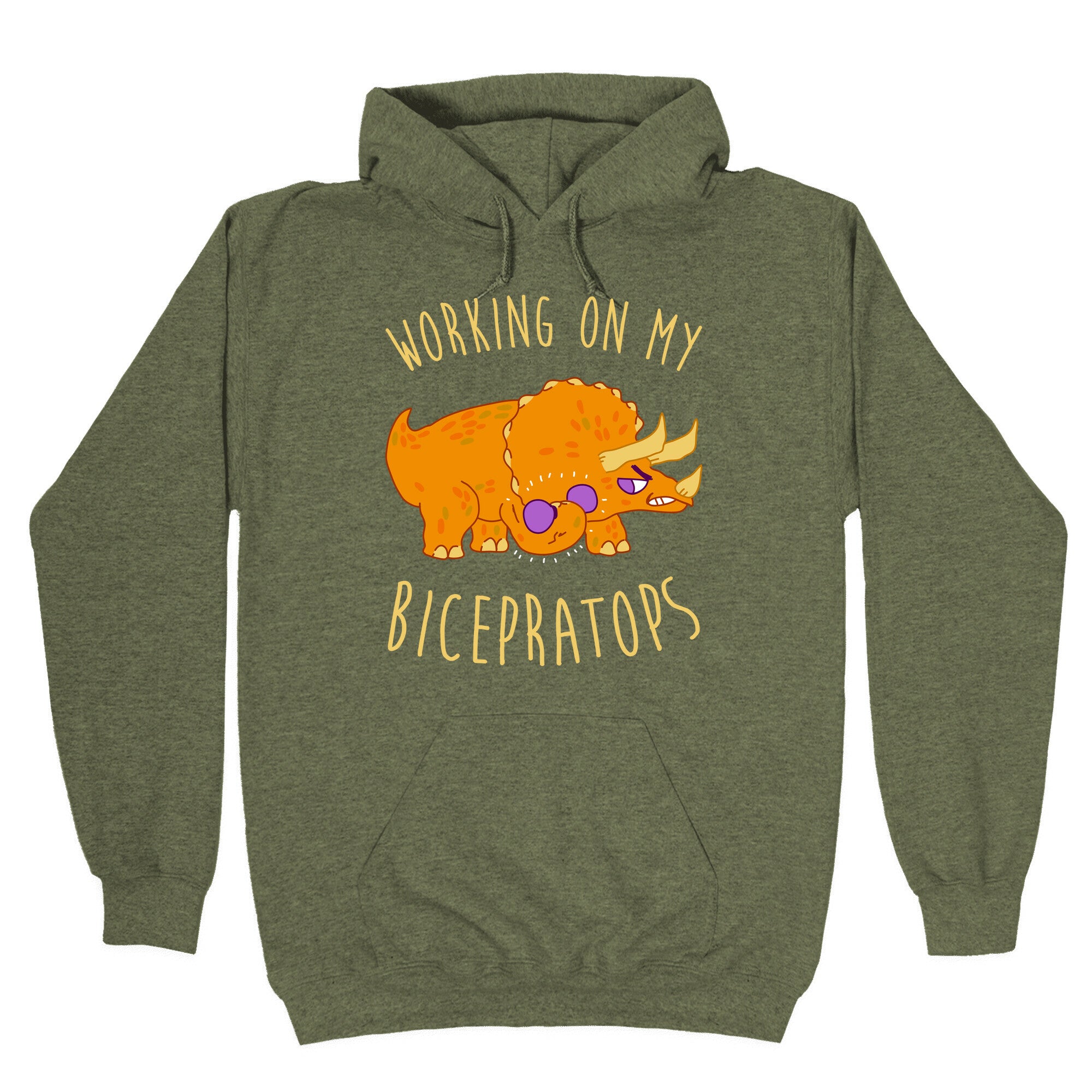Working on My Bicepratops Hoodie