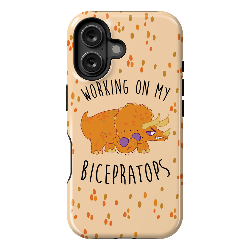 Working on My Bicepratops Phone Case