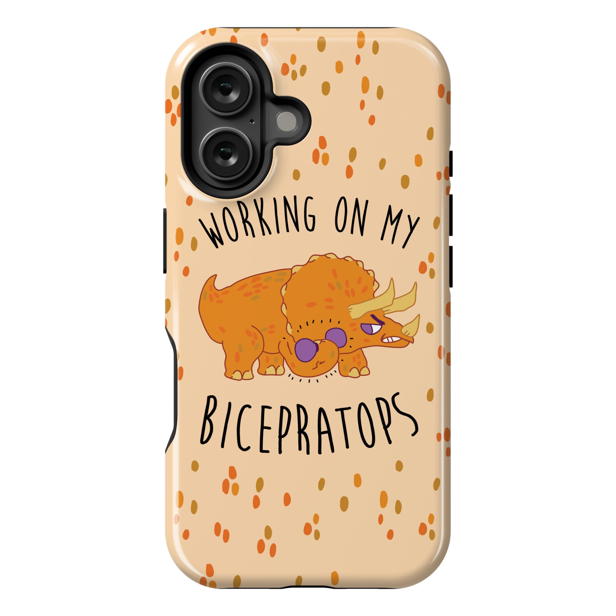 Working on My Bicepratops Phone Case