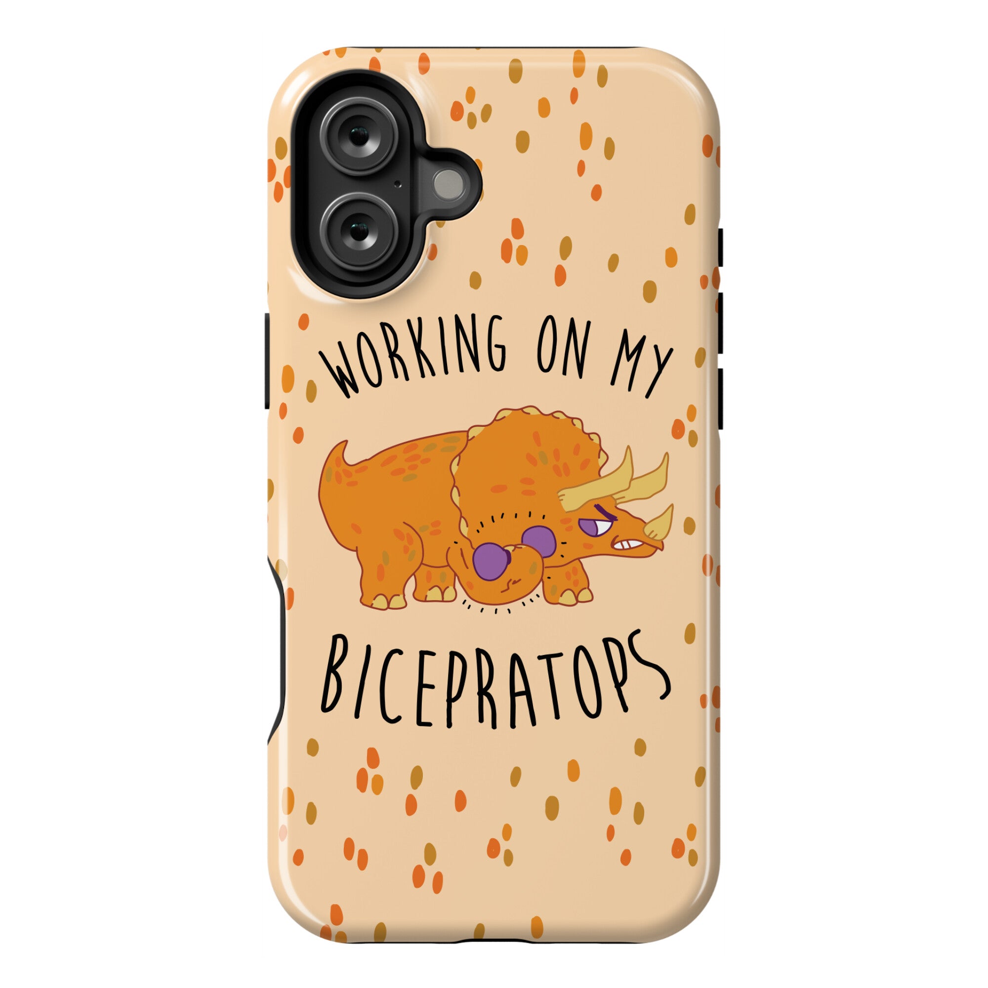Working on My Bicepratops Phone Case