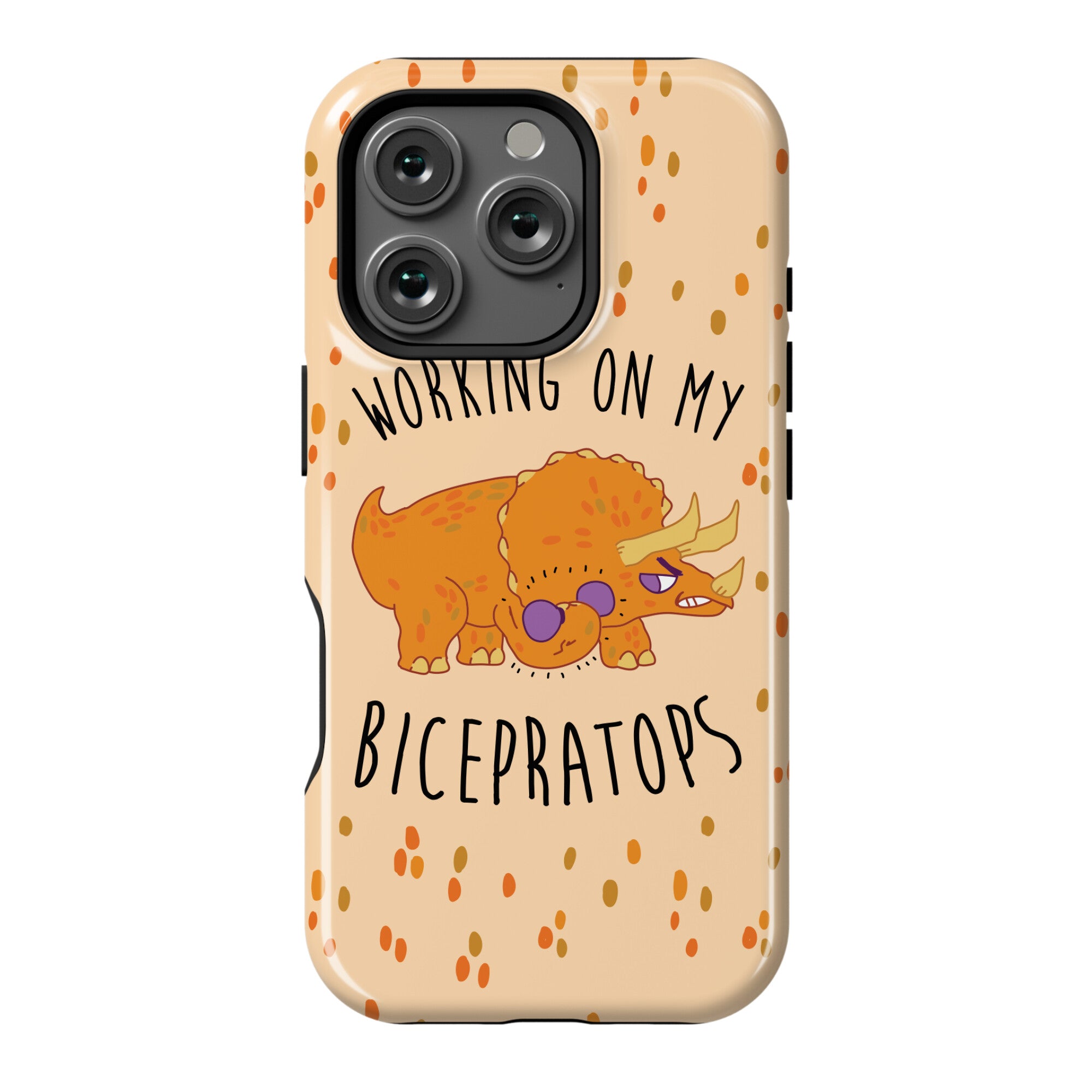 Working on My Bicepratops Phone Case