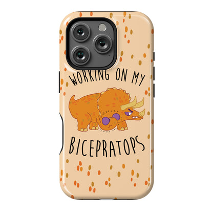 Working on My Bicepratops Phone Case