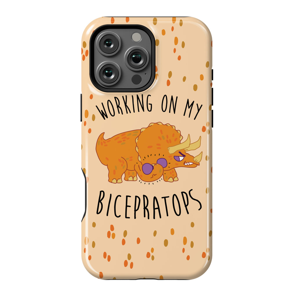 Working on My Bicepratops Phone Case