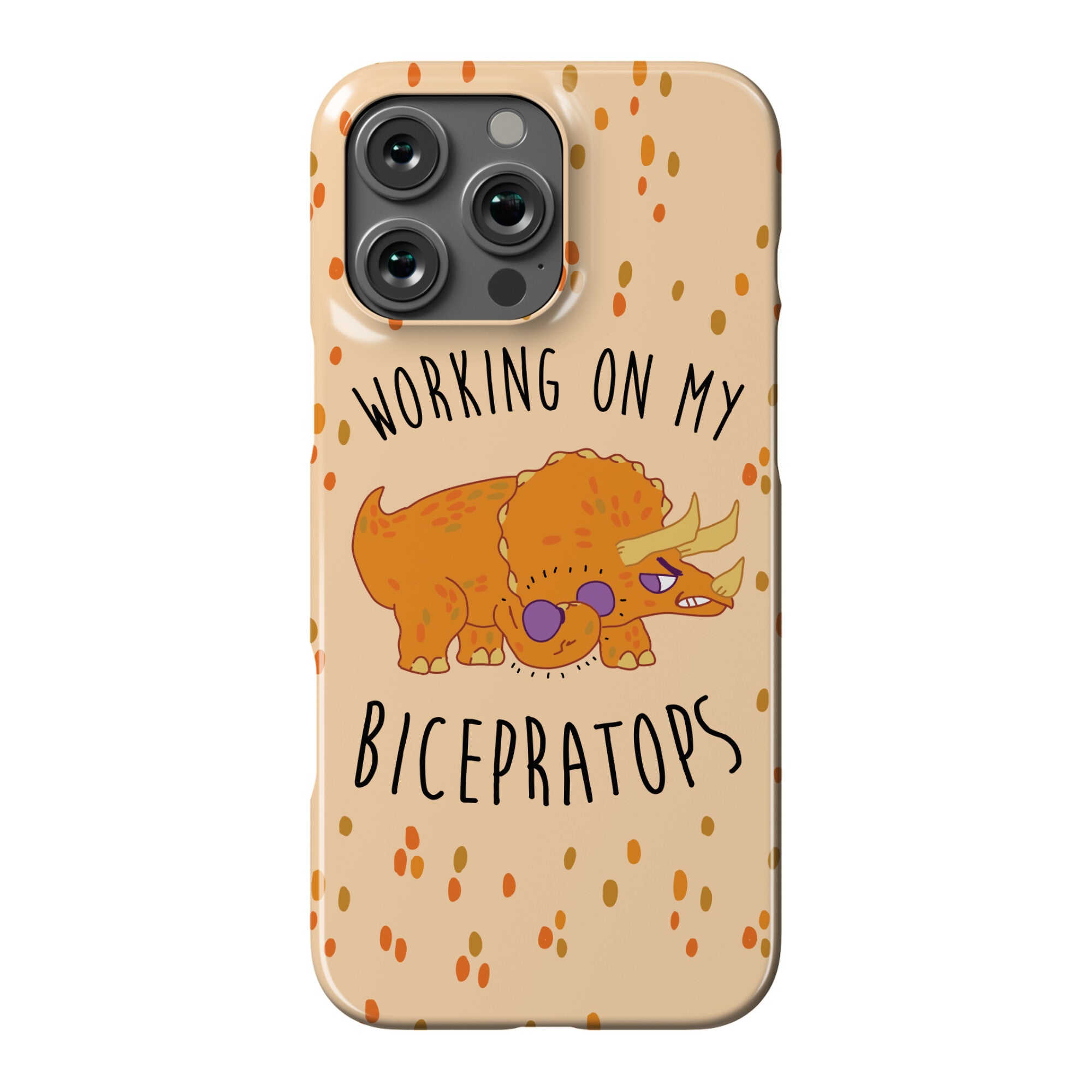Working on My Bicepratops Phone Case