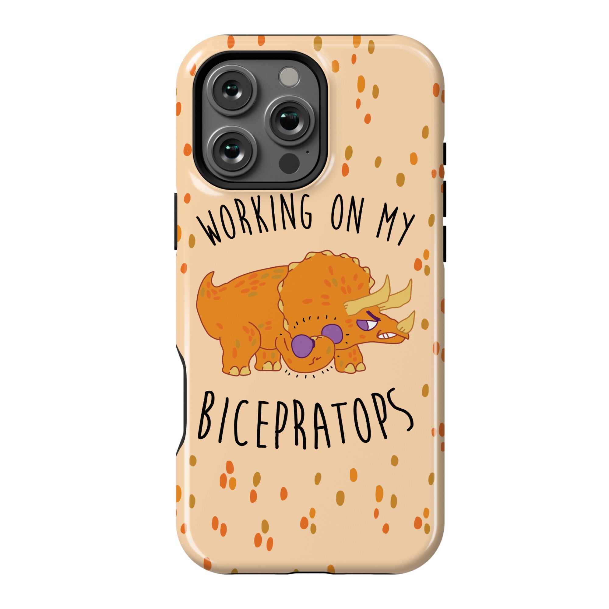 Working on My Bicepratops Phone Case