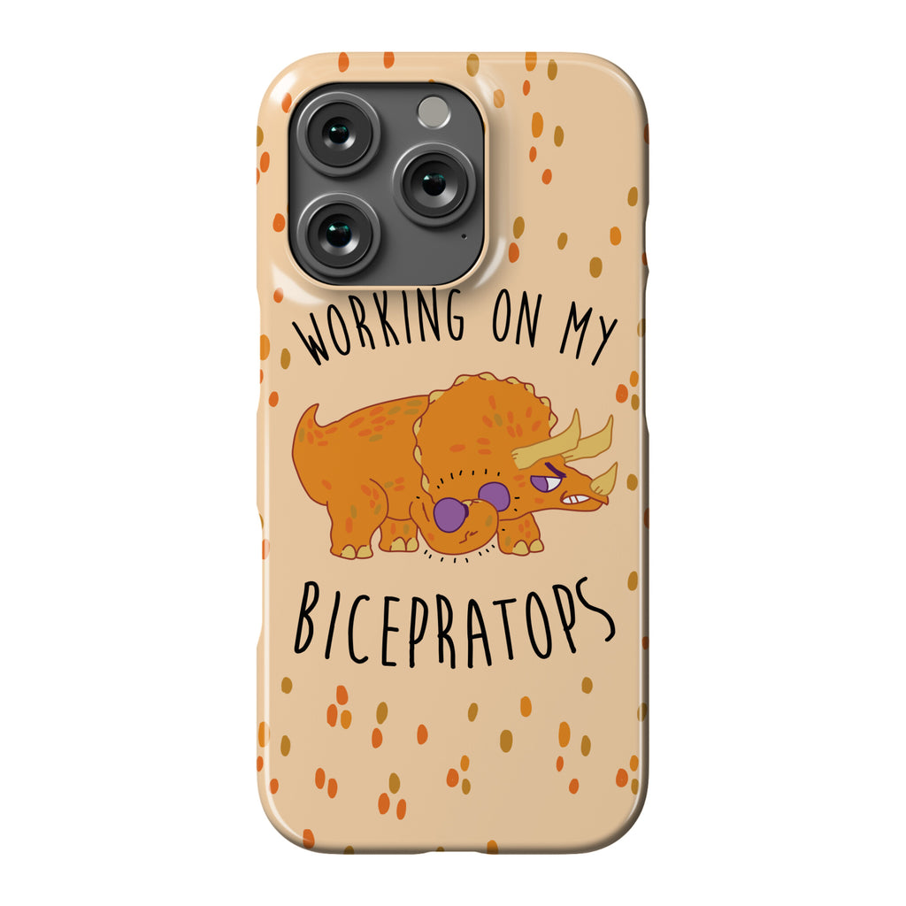 Working on My Bicepratops Phone Case