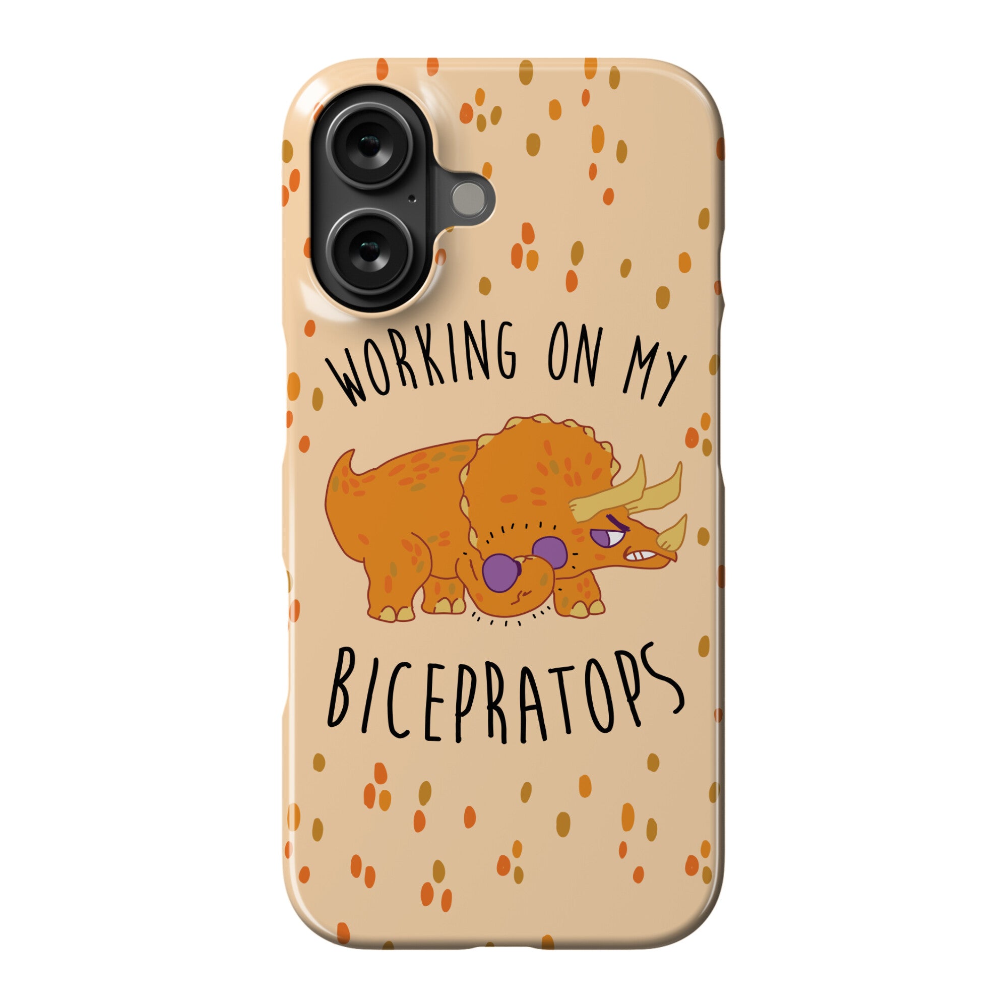 Working on My Bicepratops Phone Case