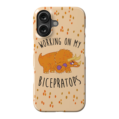 Working on My Bicepratops Phone Case
