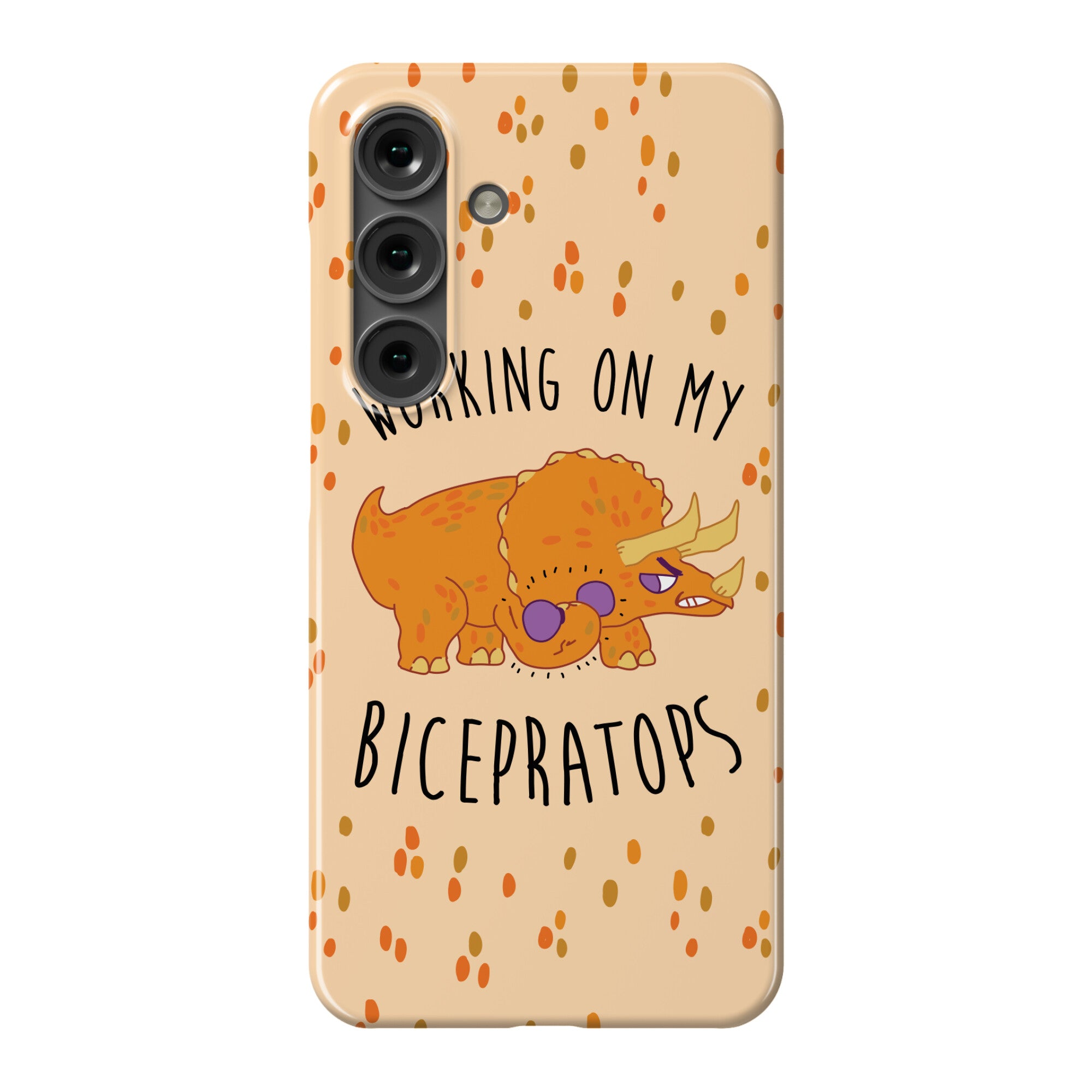 Working on My Bicepratops Phone Case